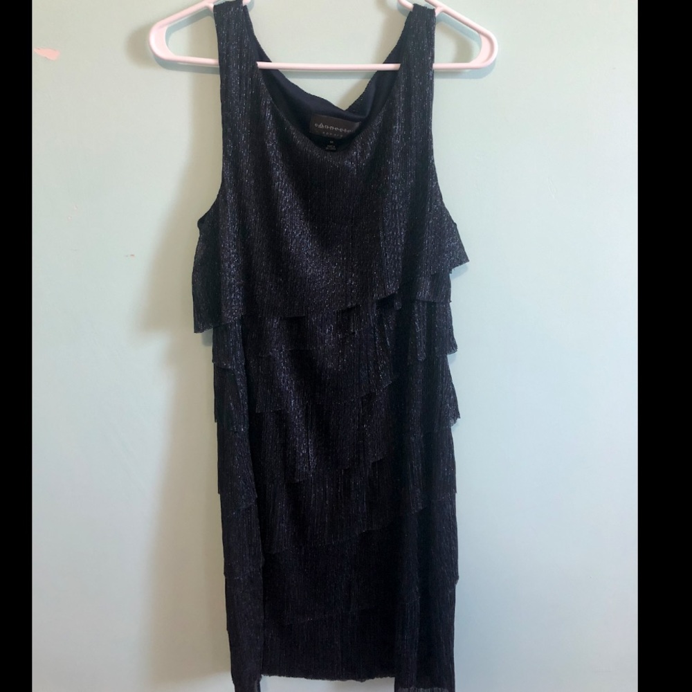 Sparkly dark blue dress